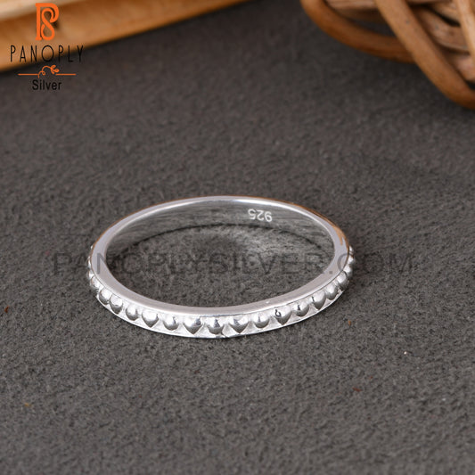 Unique Designer 925 Sterling Silver Thin Band Ring