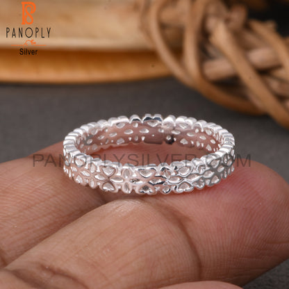 Designer 925 Sterling Silver Flower Ring