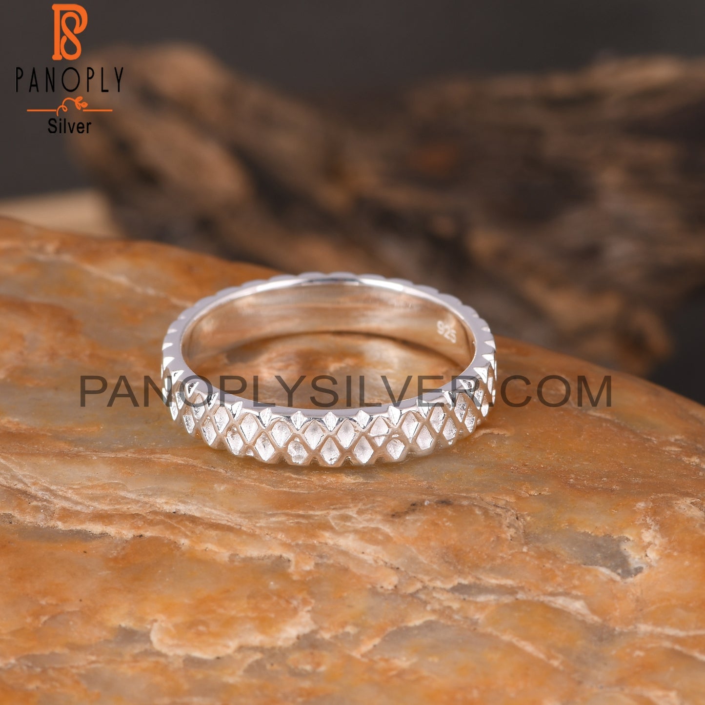 Triangle Spinner 925 Sterling Silver Ring