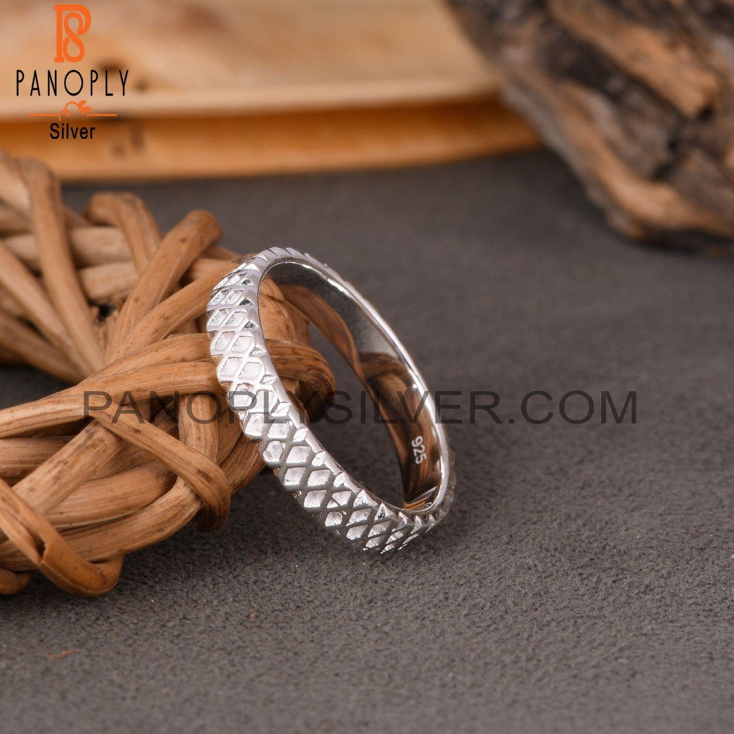 Triangle Spinner 925 Sterling Silver Ring