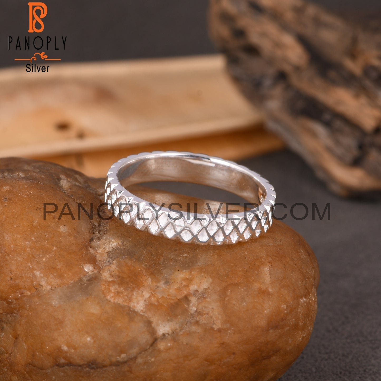 Triangle Spinner 925 Sterling Silver Ring