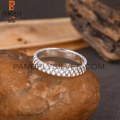Triangle Spinner 925 Sterling Silver Ring