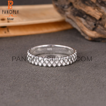 Triangle Spinner 925 Sterling Silver Ring