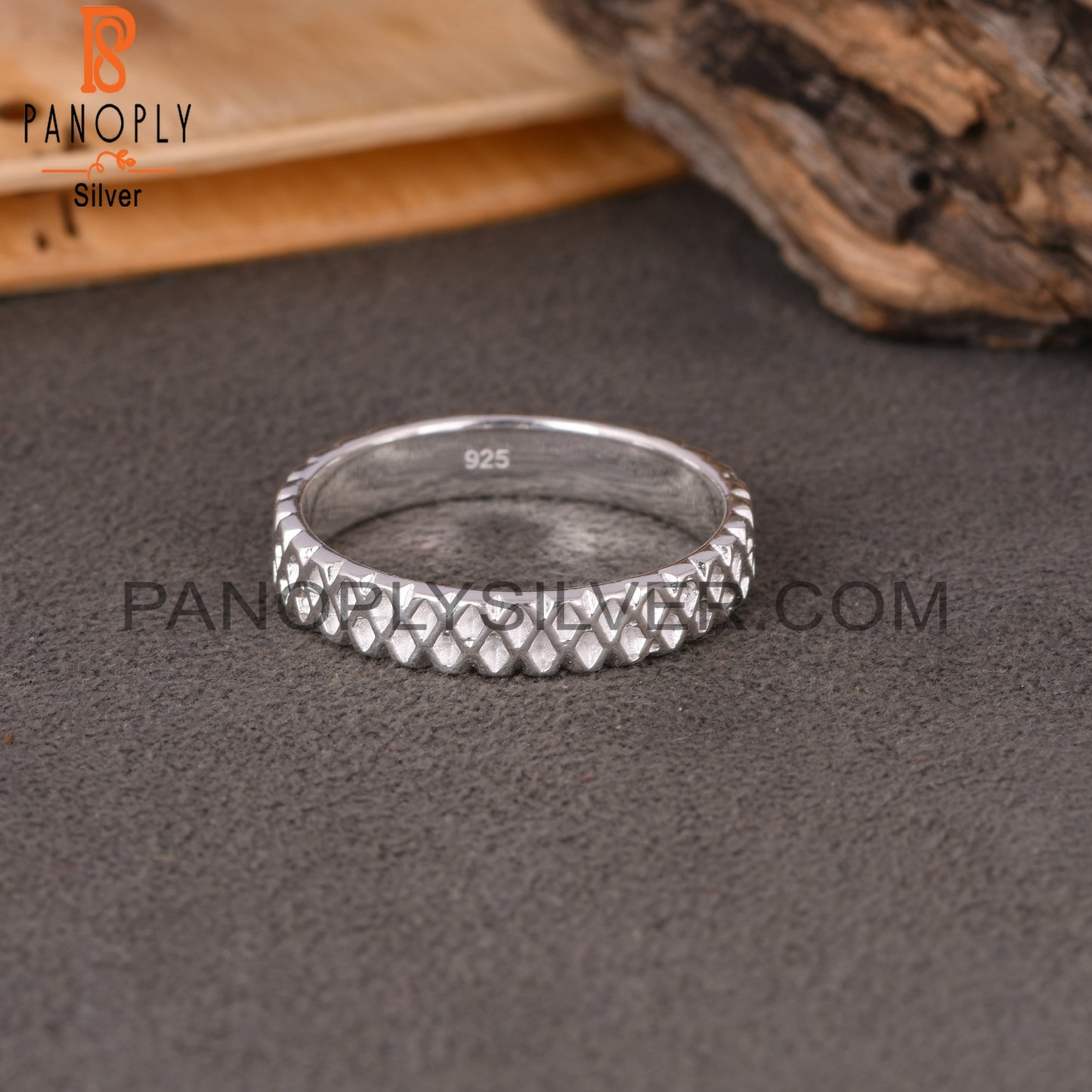 Triangle Spinner 925 Sterling Silver Ring