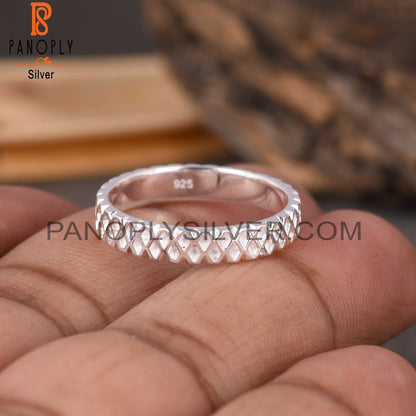 Triangle Spinner 925 Sterling Silver Ring