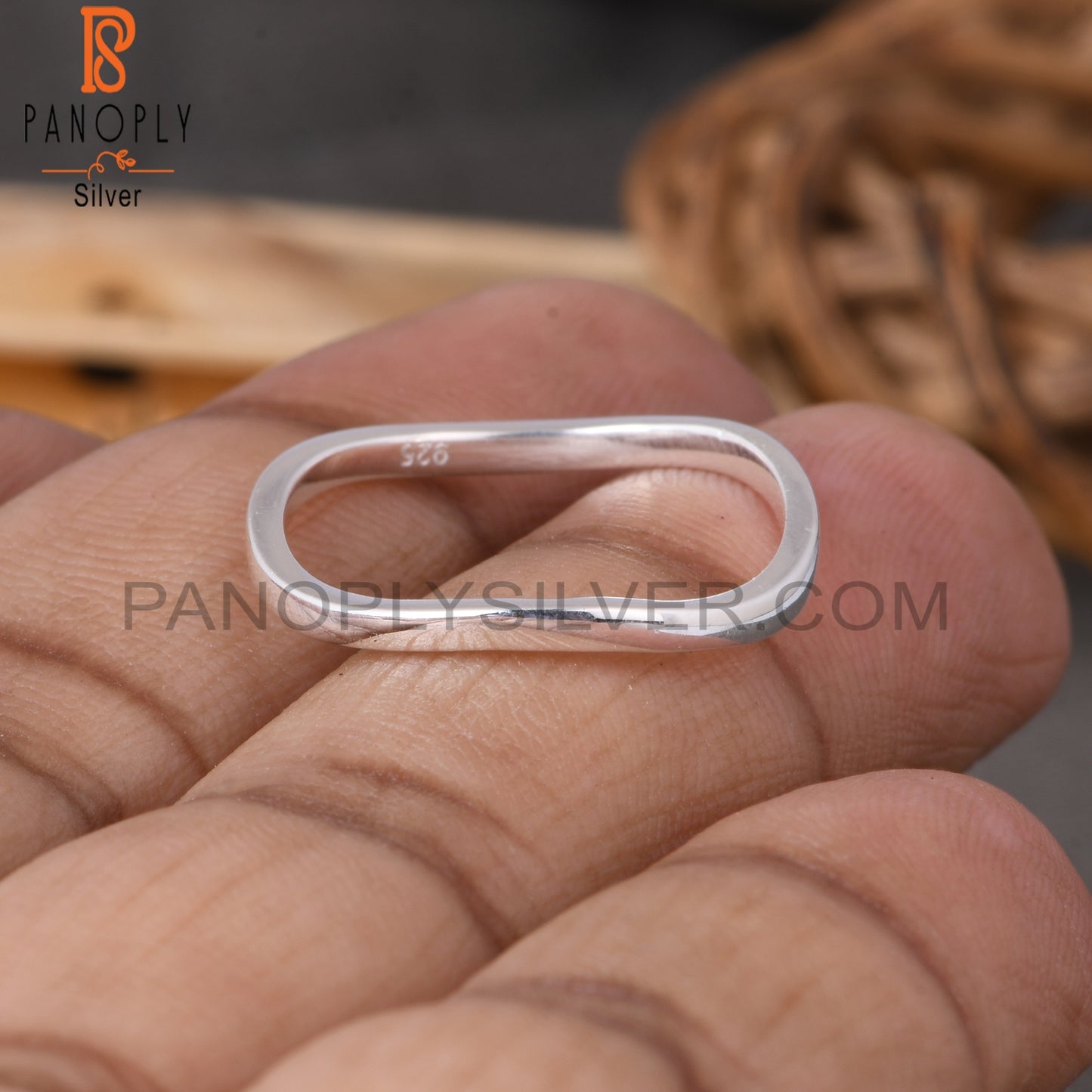 Handmade 925 Sterling Silver Stackable Ring Gift For Her