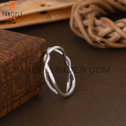 Twist 925 Sterling Silver Ring