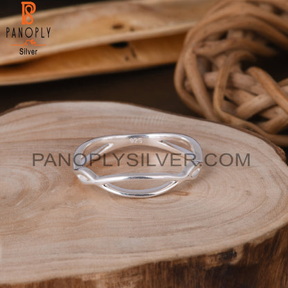 Twist 925 Sterling Silver Ring