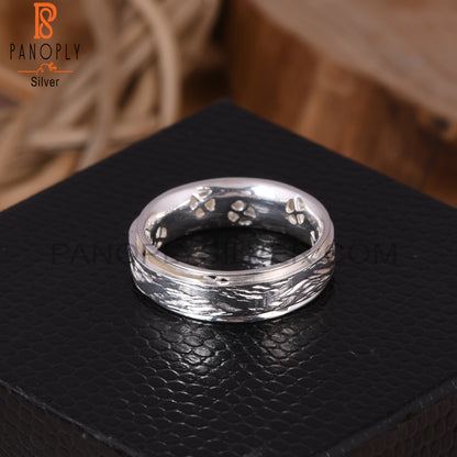 Spinner Texture 925 Sterling Silver Ring