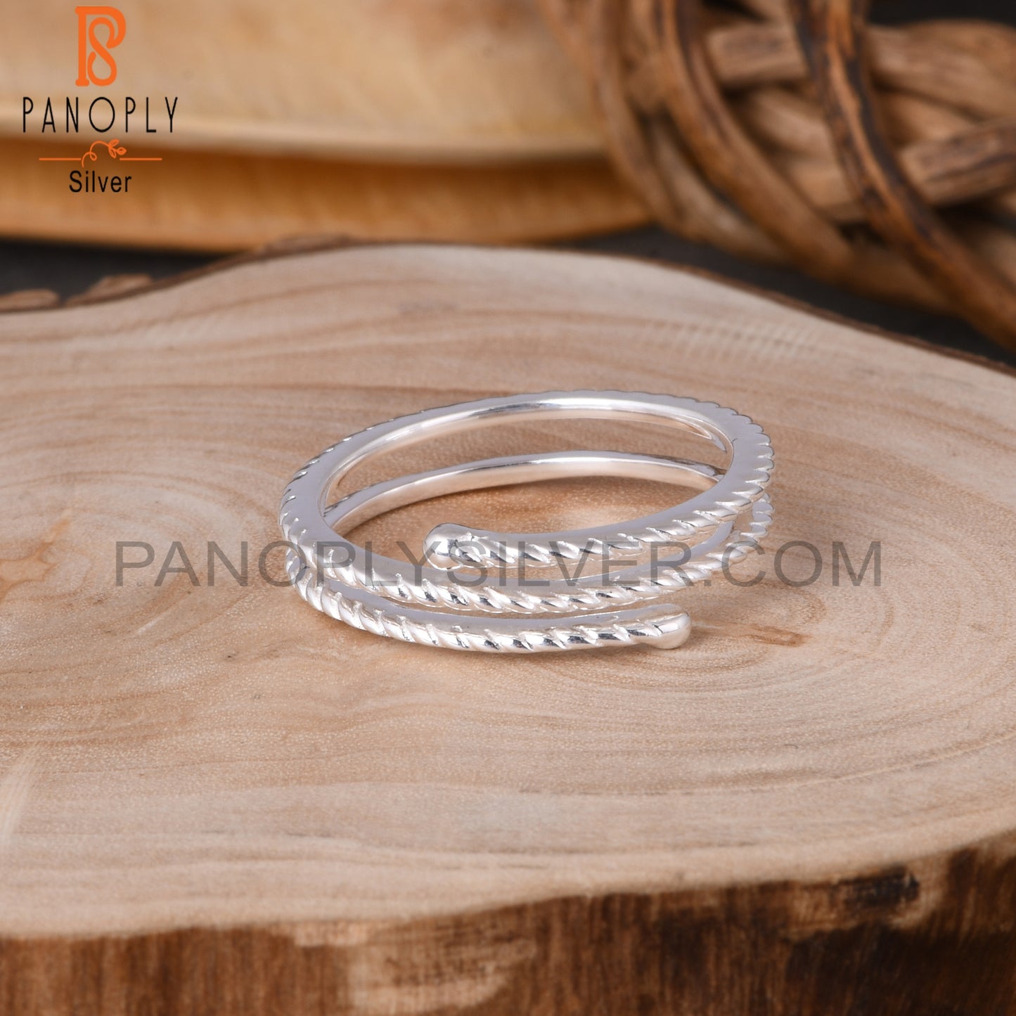 Triple Layer 925 Sterling Silver Ring