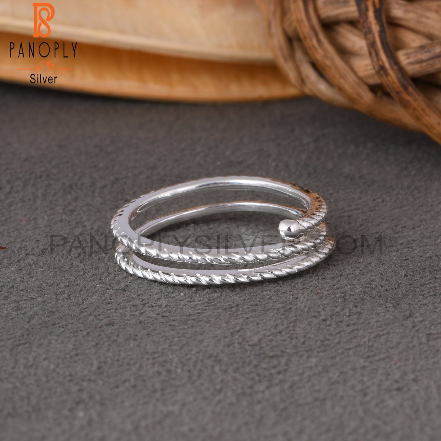 Triple Layer 925 Sterling Silver Ring