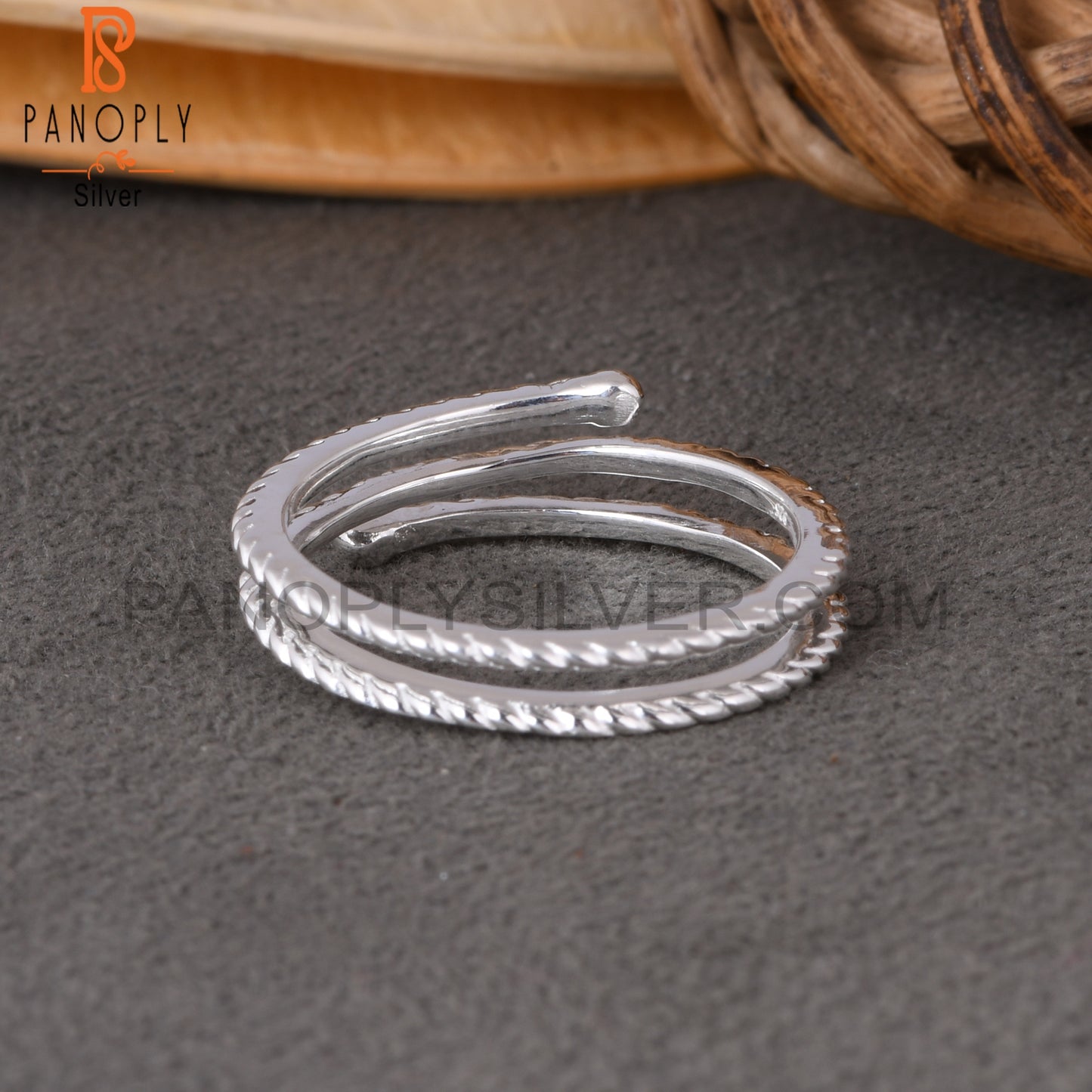 Triple Layer 925 Sterling Silver Ring