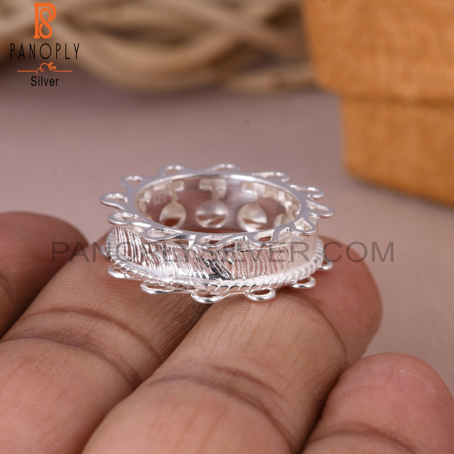 Spinner 925 Silver Meditation Fidget Ring