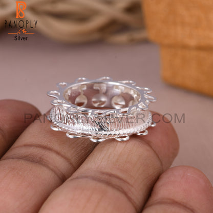 Spinner 925 Silver Meditation Fidget Ring