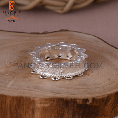 Spinner 925 Silver Meditation Fidget Ring