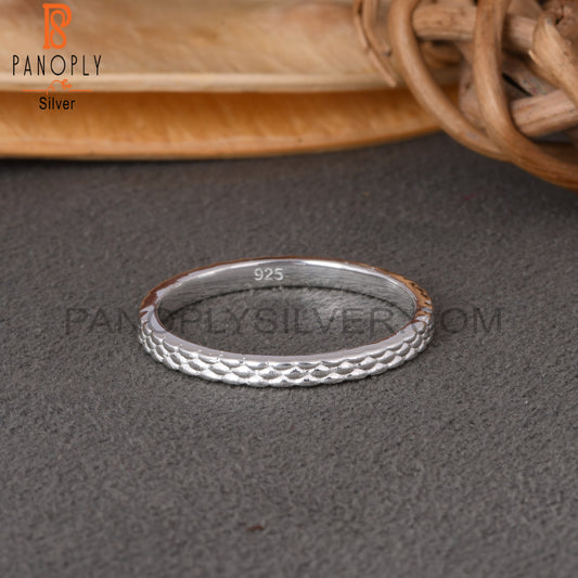 Lightweight Plain 925 Sterling Silver Ring Band