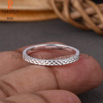 Lightweight Plain 925 Sterling Silver Ring Band