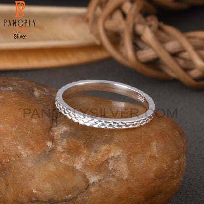 Lightweight Plain 925 Sterling Silver Ring Band