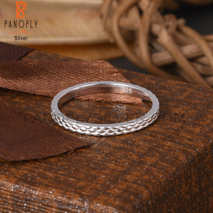 Lightweight Plain 925 Sterling Silver Ring Band