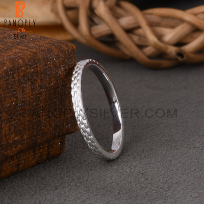 Lightweight Plain 925 Sterling Silver Ring Band