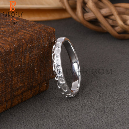 Minimalist Handmade 925 Sterling Silver Plain Ring