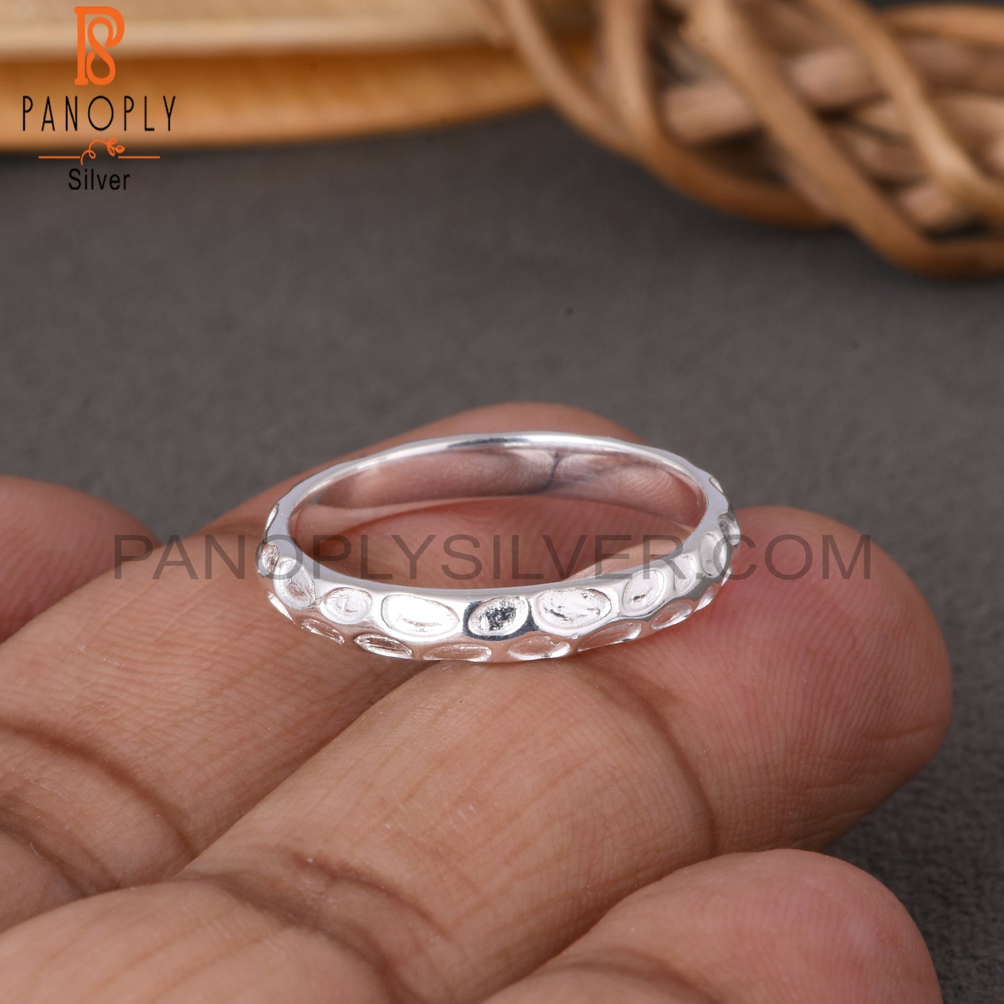 Minimalist Handmade 925 Sterling Silver Plain Ring