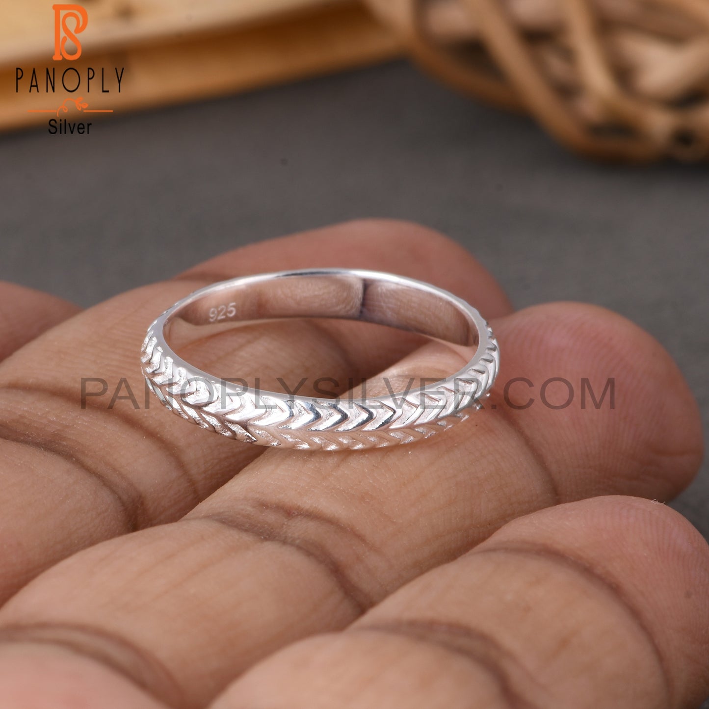 Plain 925 Sterling Silver Ring, Finger Ring