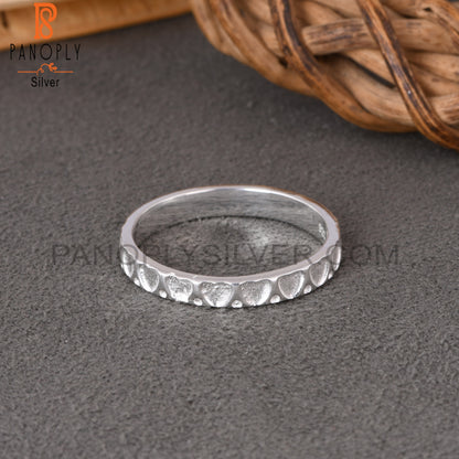 Handmade 925 Sterling Silver Plain Ring