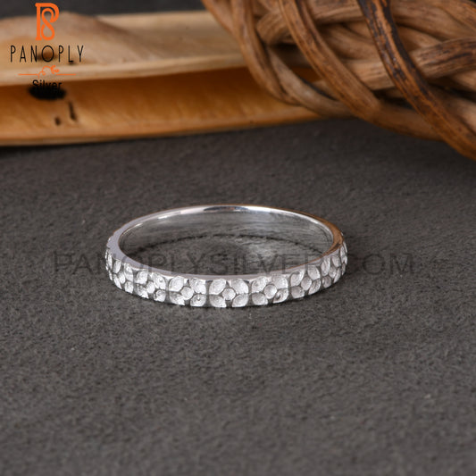 White Plain 925 Sterling Silver Ring Band