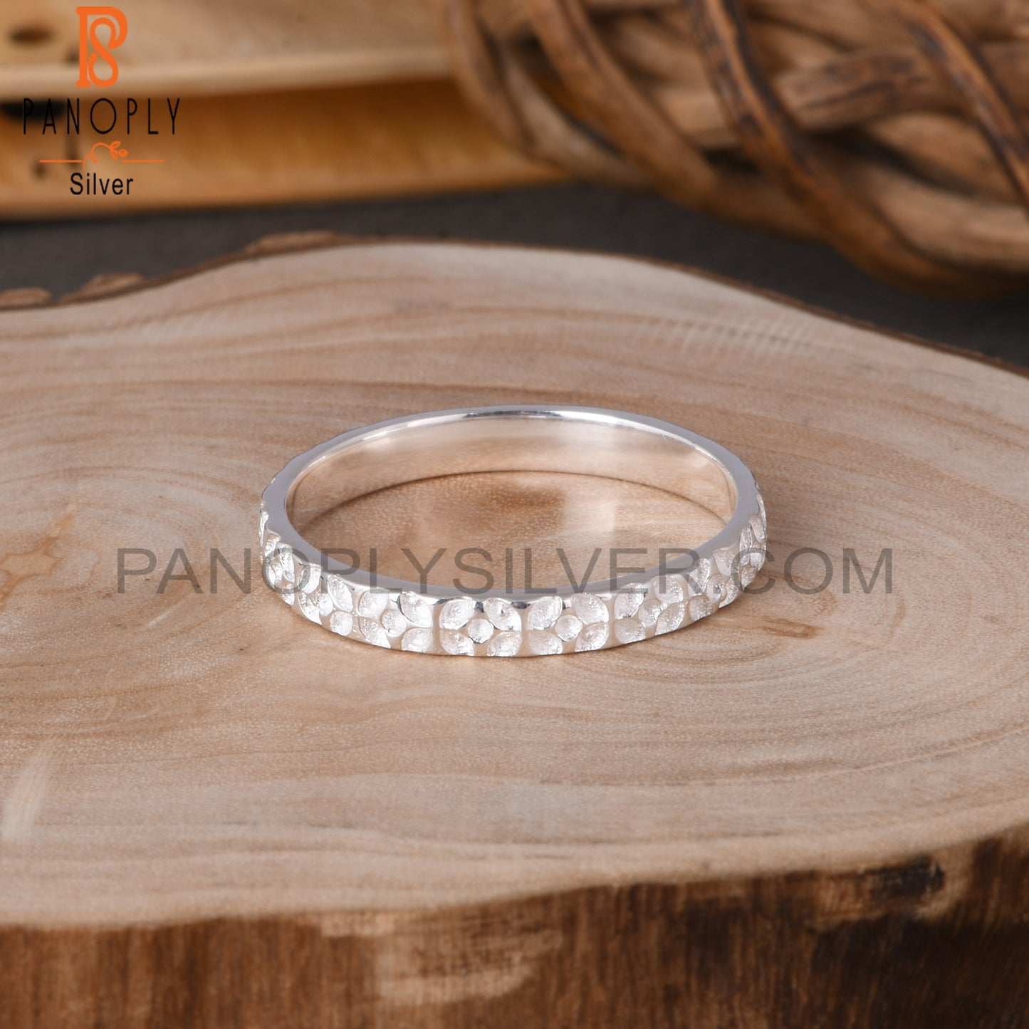 White Plain 925 Sterling Silver Ring Band
