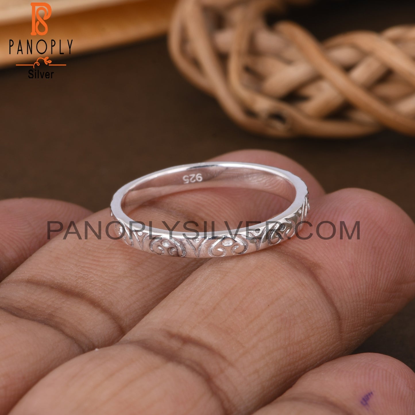 Handmade 925 Sterling Silver Plain Ring Band