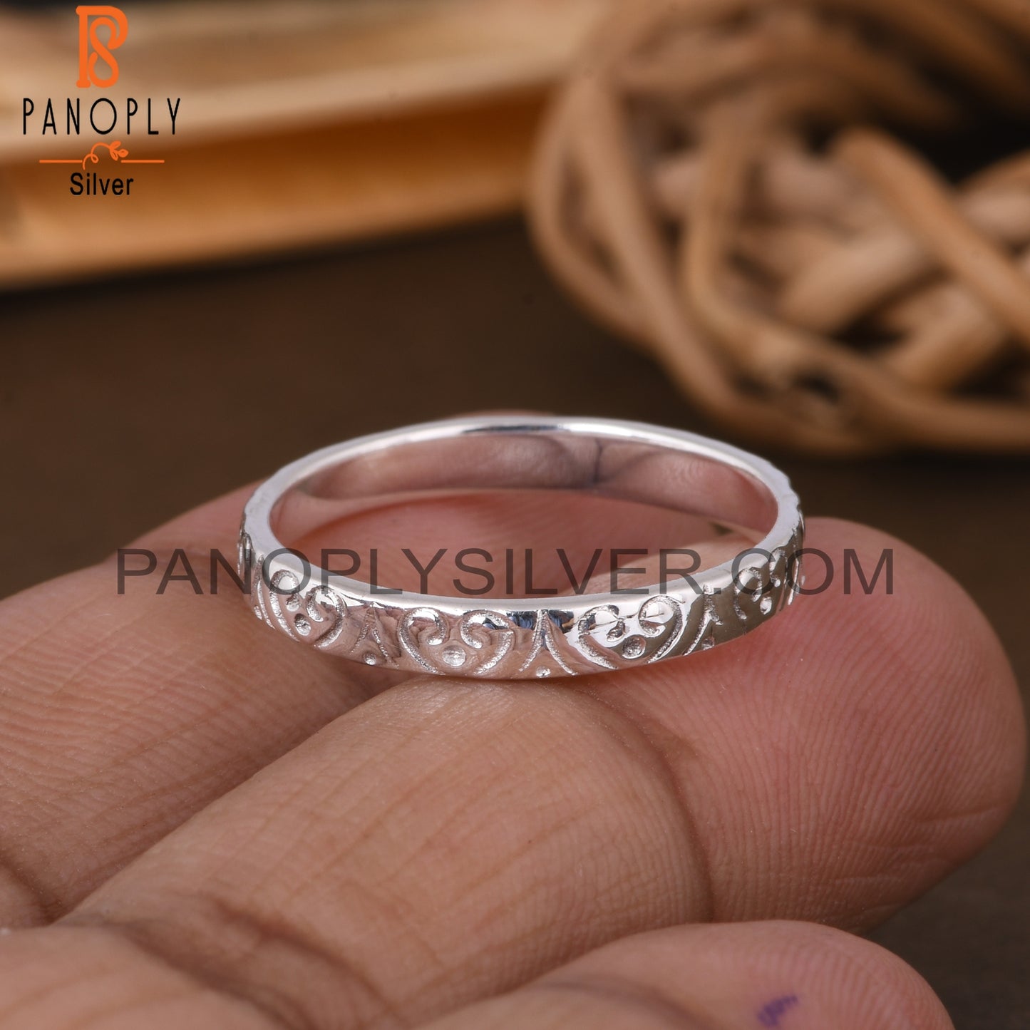 Handmade 925 Sterling Silver Plain Ring Band