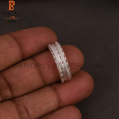 Double Wire 925 Sterling Silver Ring