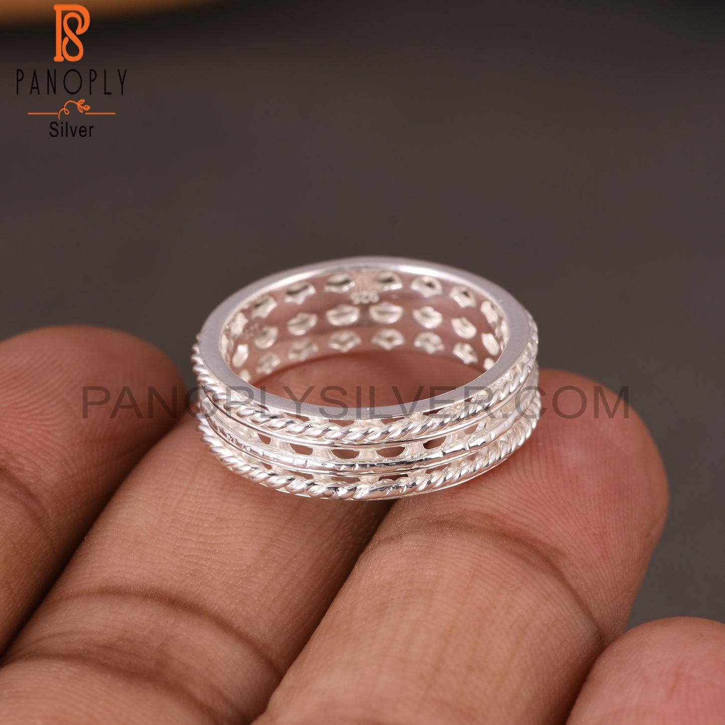 Double Wire 925 Sterling Silver Ring