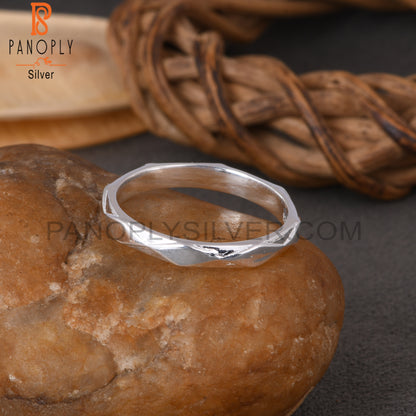 925 Sterling Silver Band Ring For Men