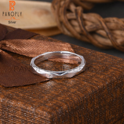 925 Sterling Silver Band Ring For Men
