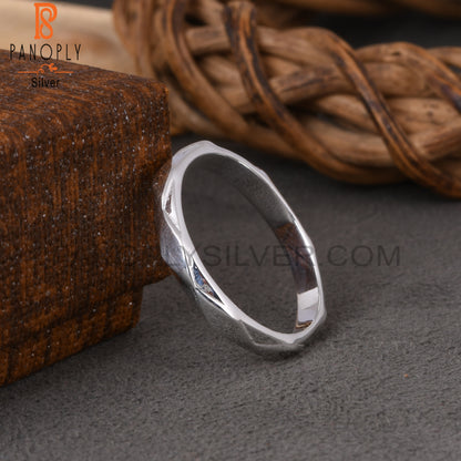 925 Sterling Silver Band Ring For Men