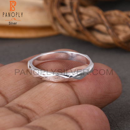 925 Sterling Silver Band Ring For Men