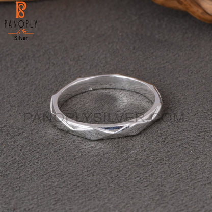 925 Sterling Silver Band Ring For Men