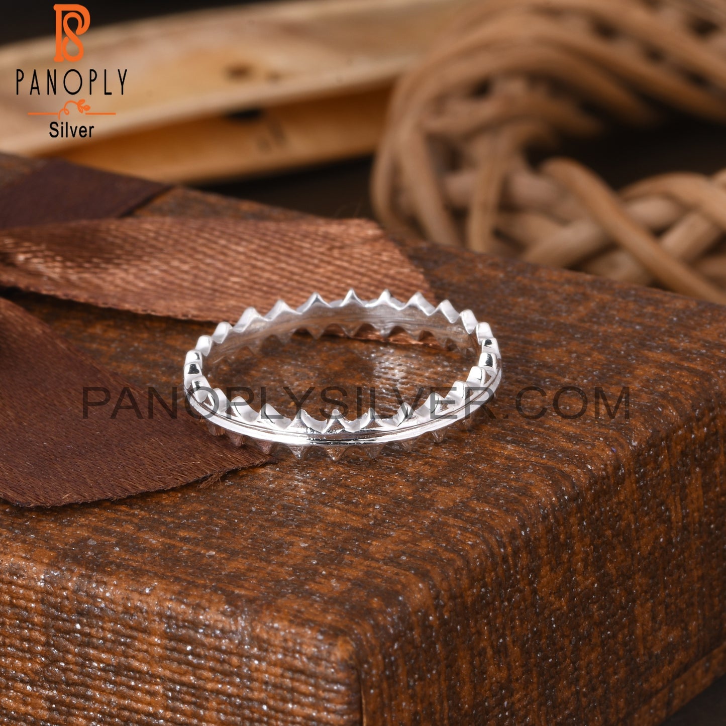 Triangle Shape  925 Sterling Silver Ring