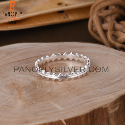 Triangle Shape  925 Sterling Silver Ring