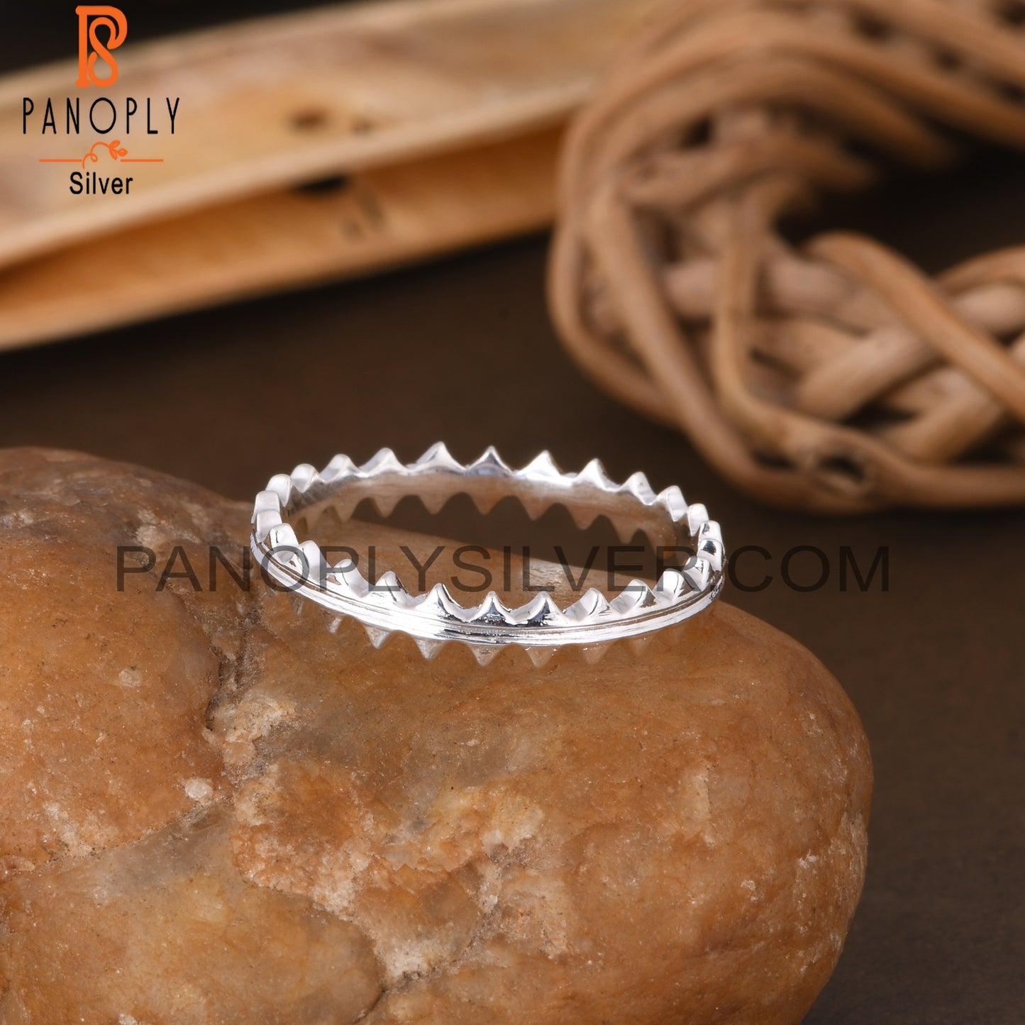 Triangle Shape  925 Sterling Silver Ring