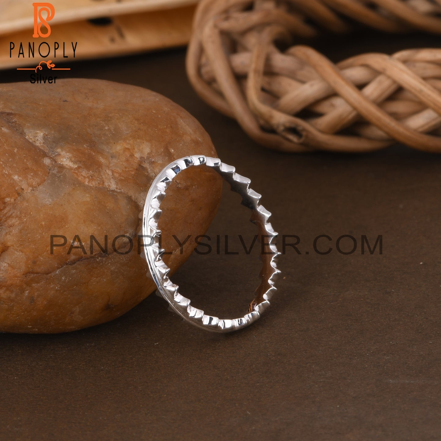 Triangle Shape  925 Sterling Silver Ring