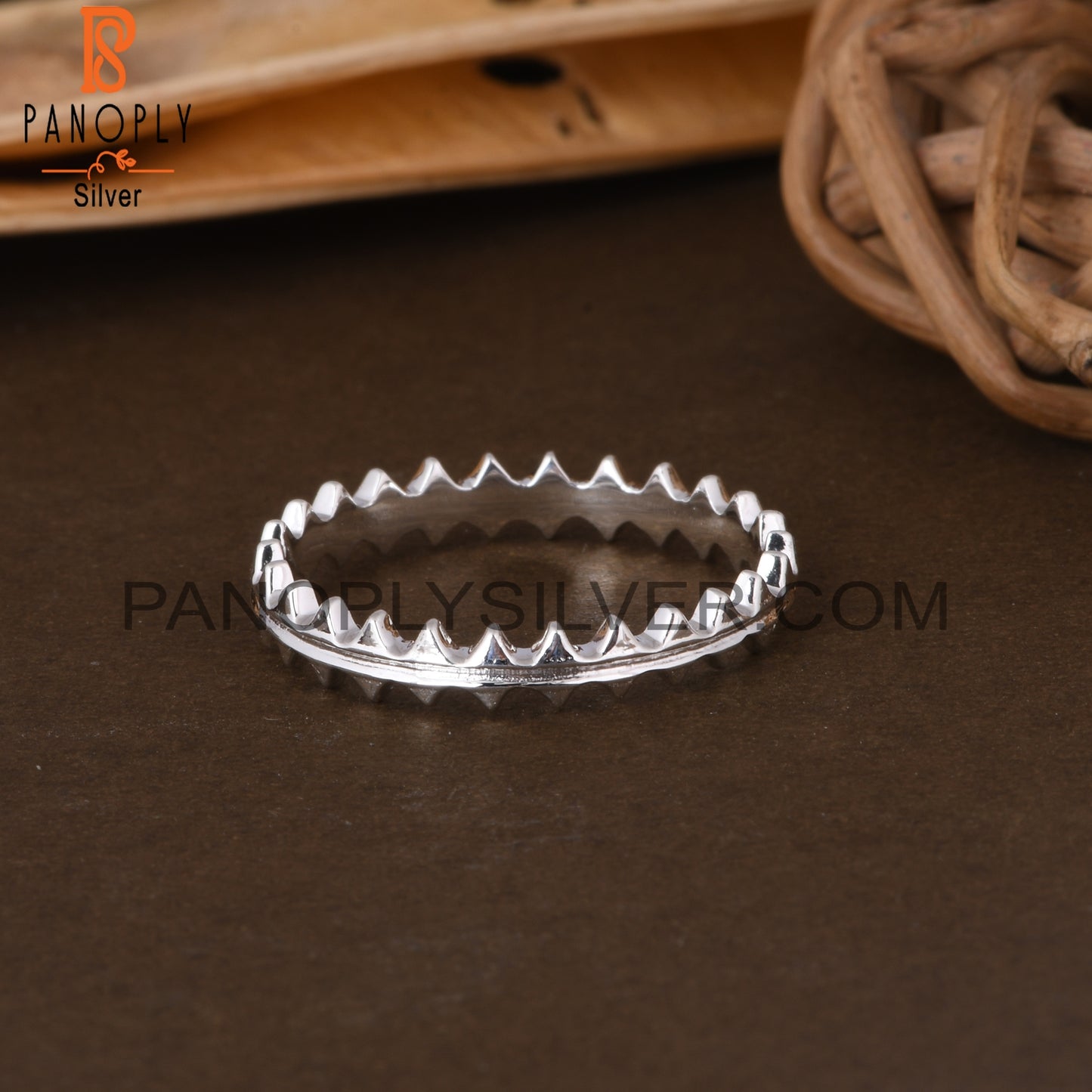 Triangle Shape  925 Sterling Silver Ring