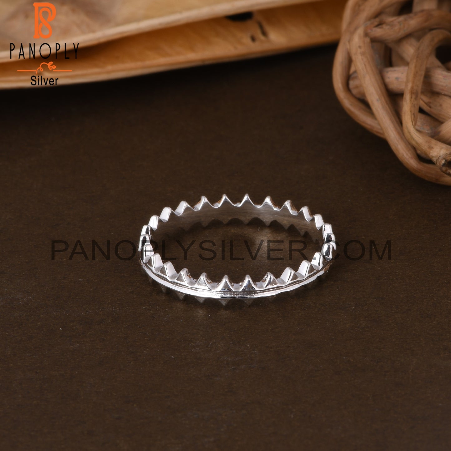 Triangle Shape  925 Sterling Silver Ring
