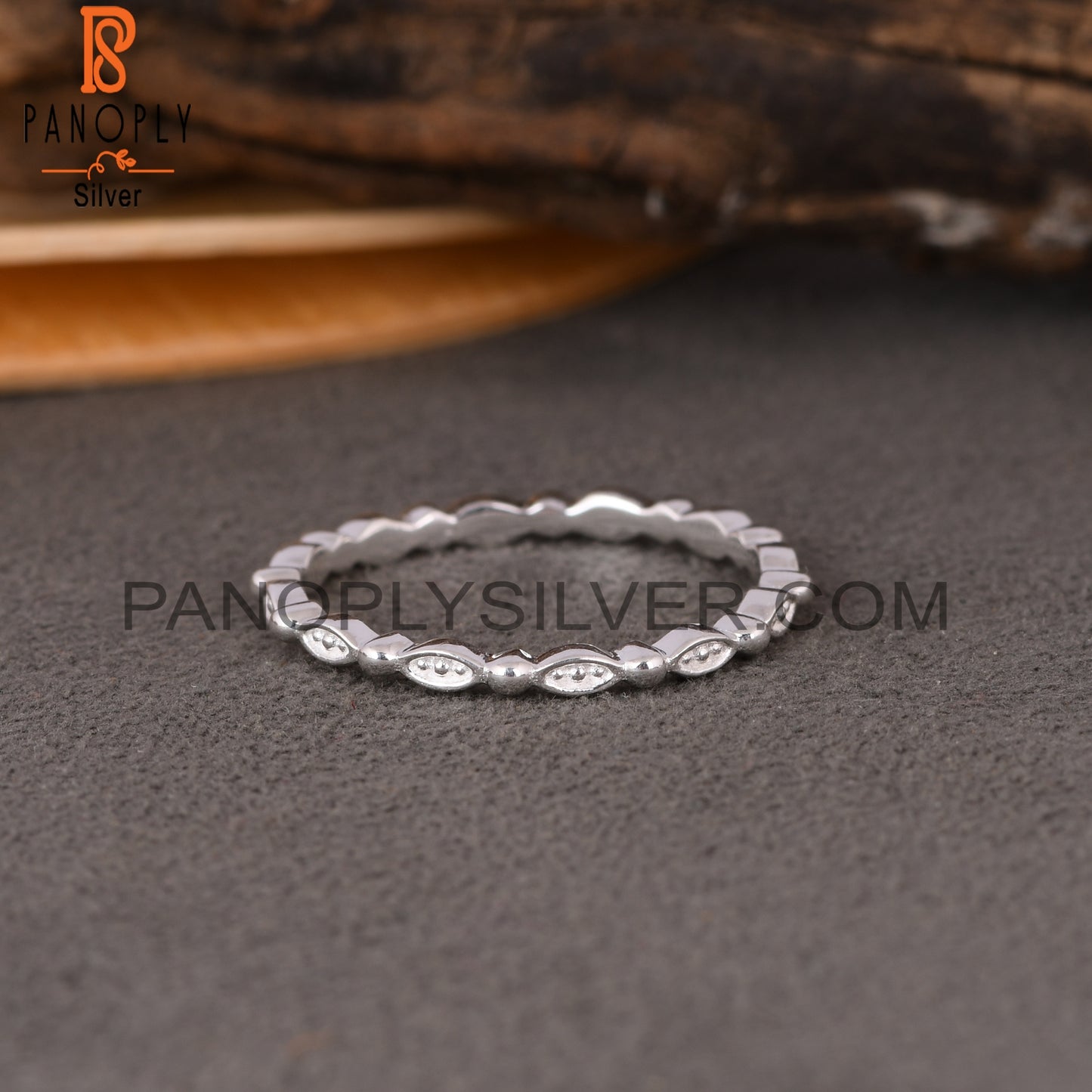 twist Band 925 Sterling Silver Ring