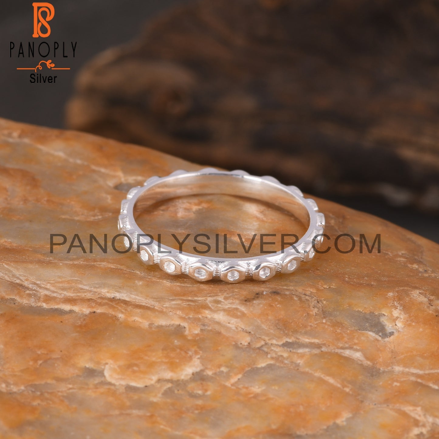 Round Band Spinner 925 Sterling Silver Ring