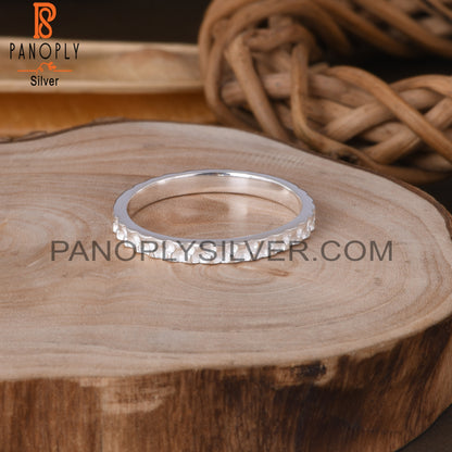 Texture 925 Sterling Silver Beautiful Ring