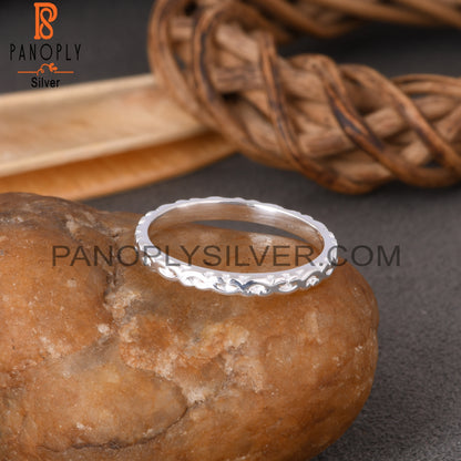 Branch Bnad Spinner 925 Sterling Silver Ring