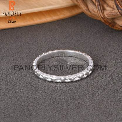 Branch Bnad Spinner 925 Sterling Silver Ring